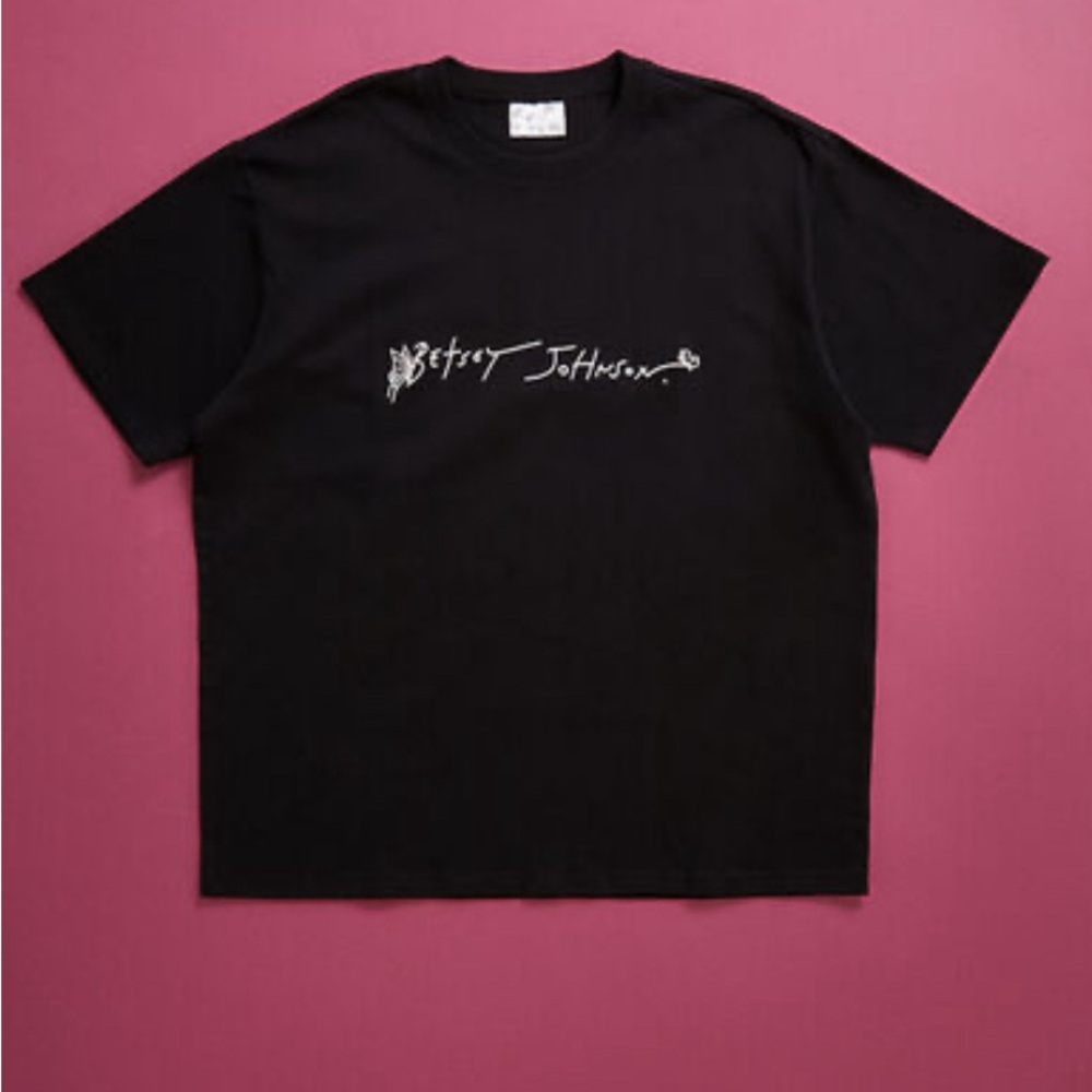 Betsey Johnson Black Men's T-Shirt
